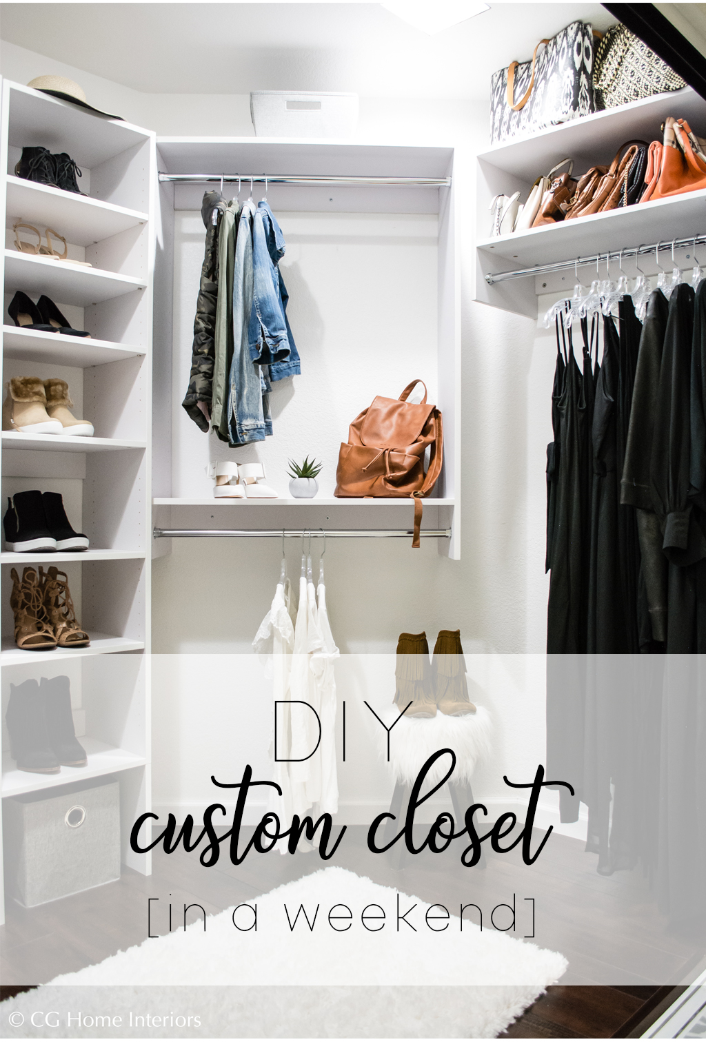 DIY Custom Closet with Modular Closets