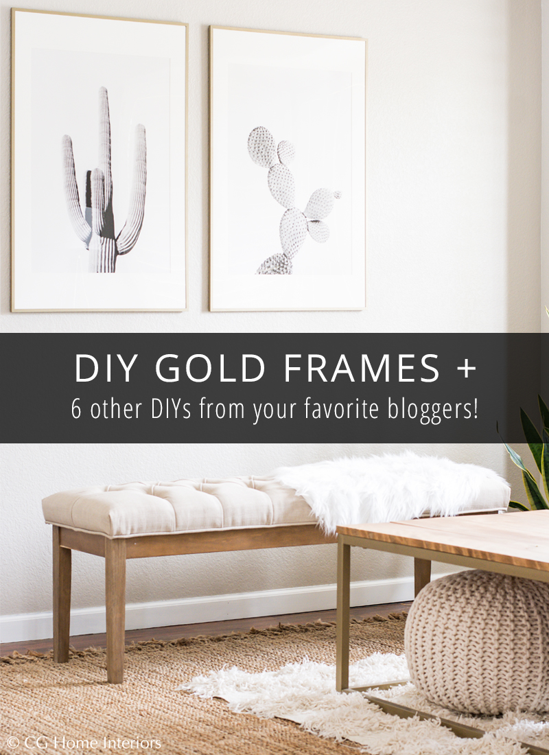 GOLD Picture Frames - IKEA Hack