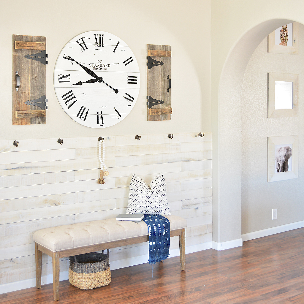 {DIY} Entryway with Weaber Lumber Wallboards