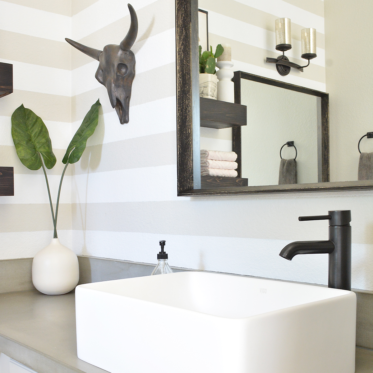 Builder Grade Bathroom Vanity Overhaul