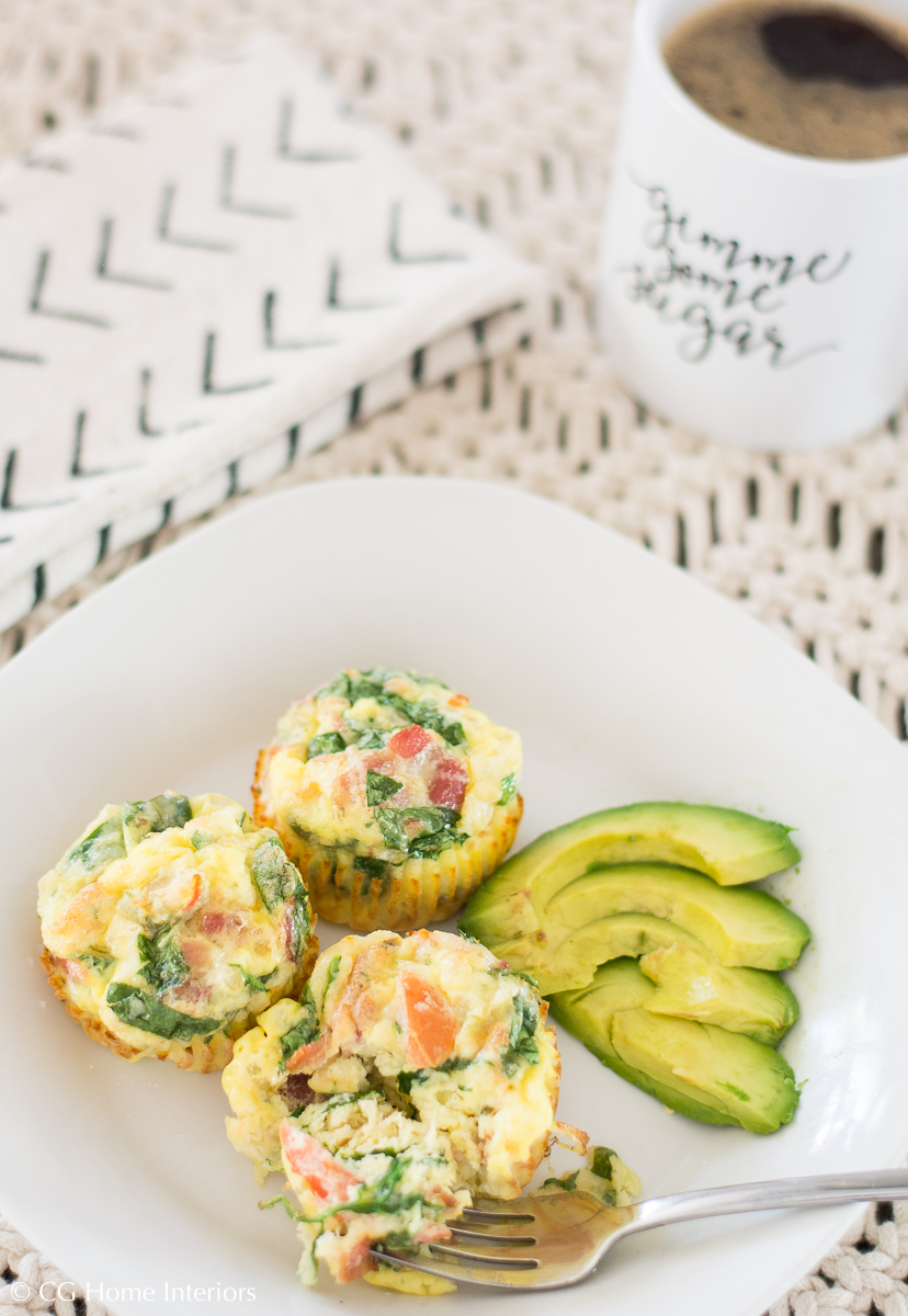 Keto Bacon, Egg + Cheese Cups | Low Carb